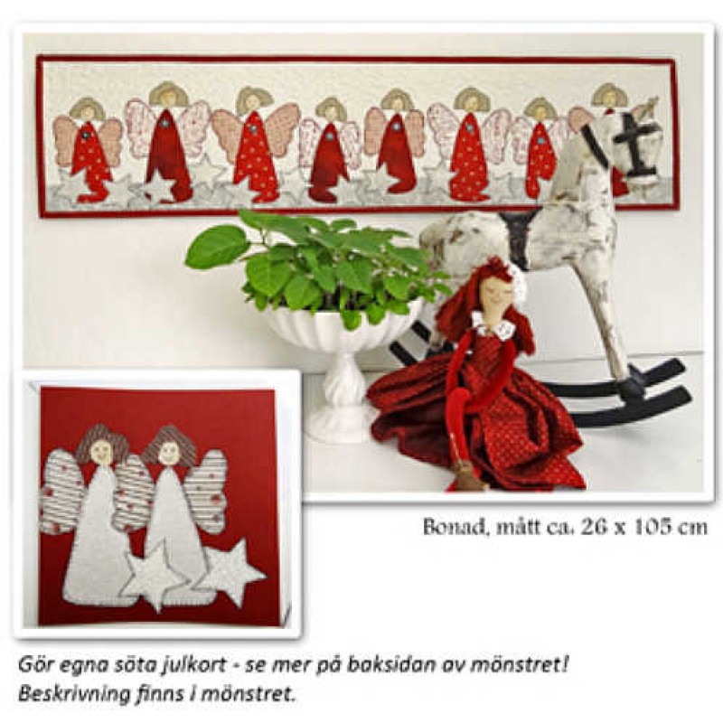 Solbritt & Maria quilt mønster : Änglar Finns