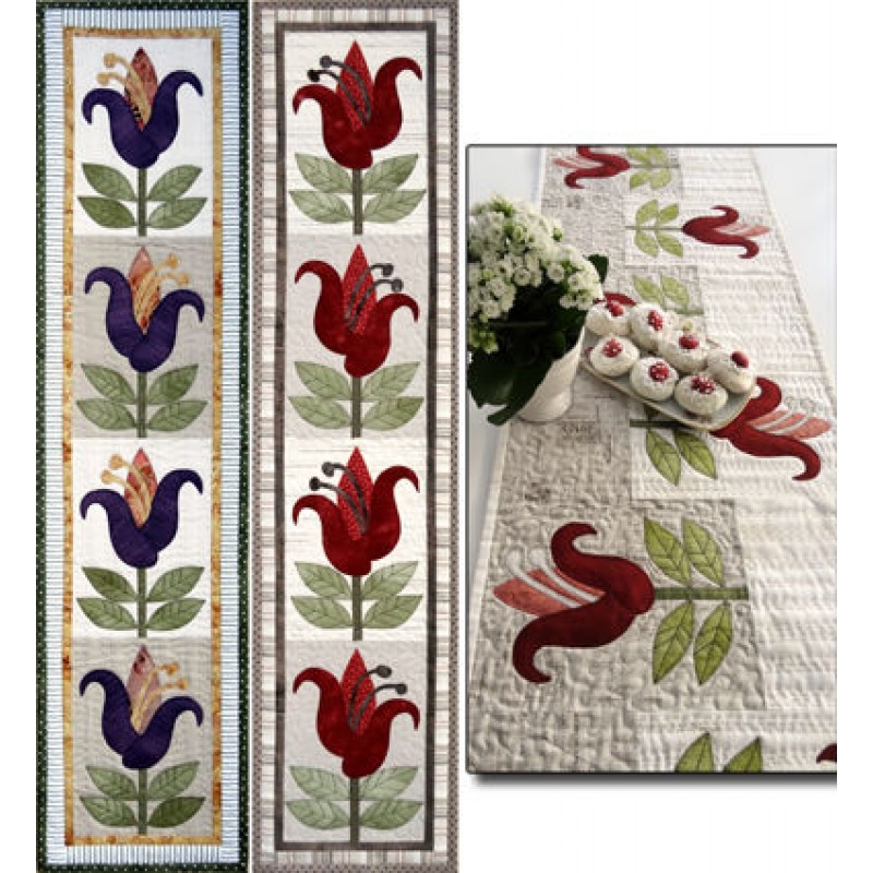 Solbritt & Maria quilt mønster : Backsippa