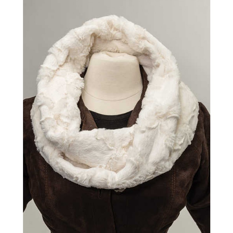 Sy Selv - Soft Cuddle Infinity Halstørklæde - Hvidt