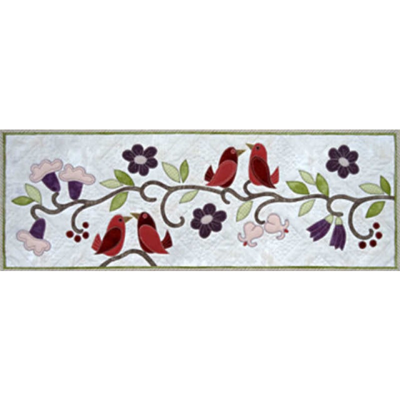 Solbritt & Maria quilt mønster : Fågelsång