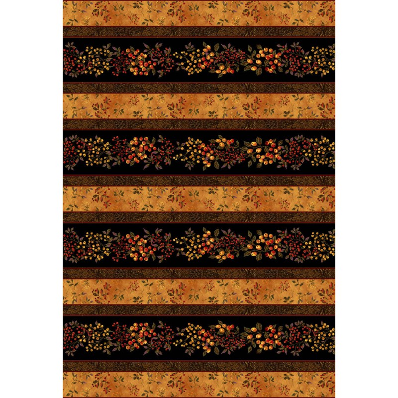 Harvest : Panel med bær KUN 70.- pr meter