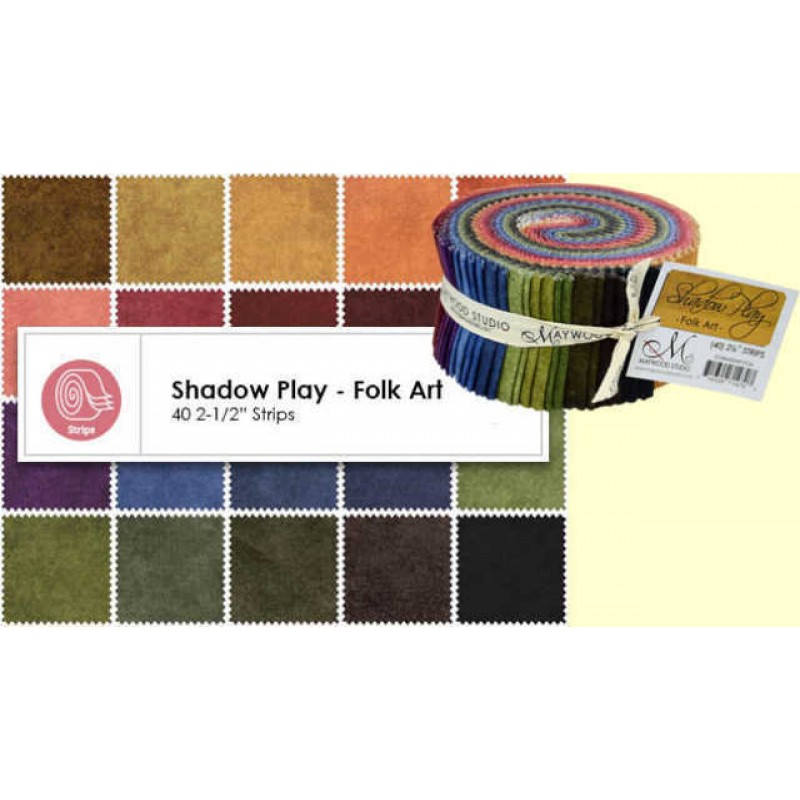 Shadow play stripes - Folk Art