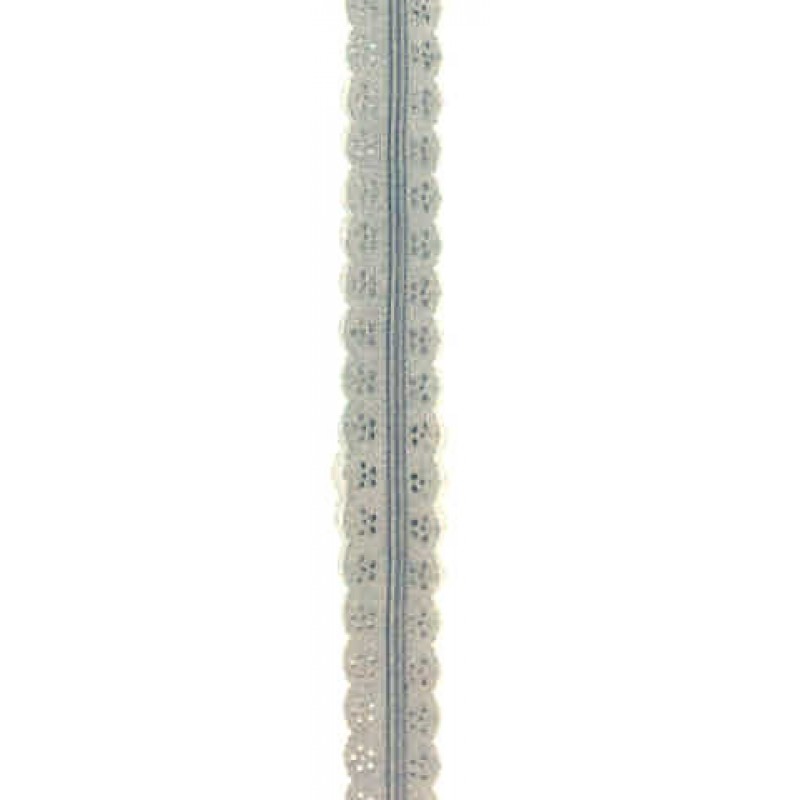 Blonde lynlås i metermål - Lys graa