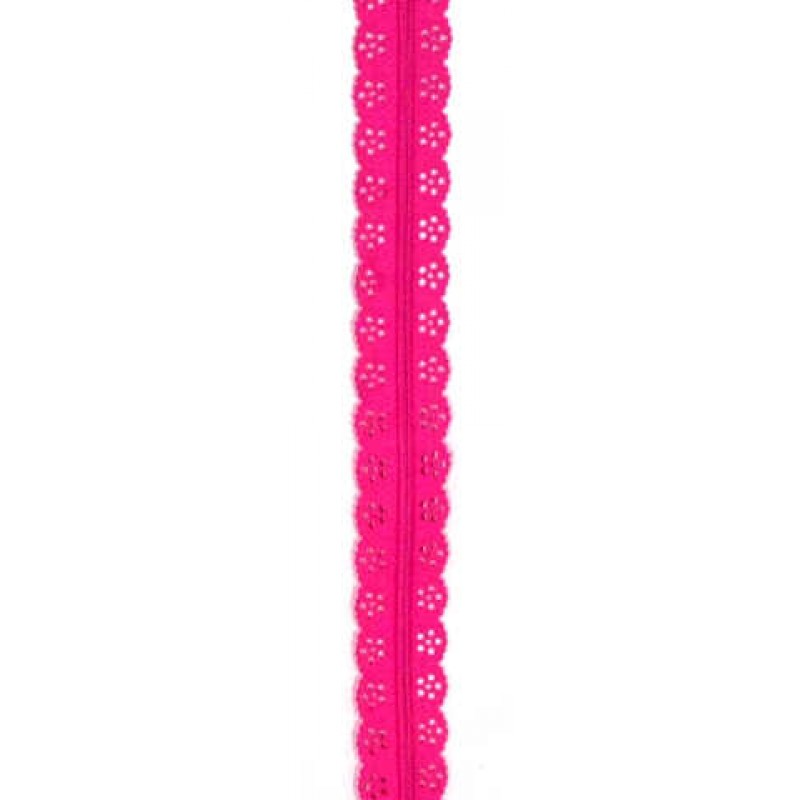 Blonde lynlås i metermål - Pink