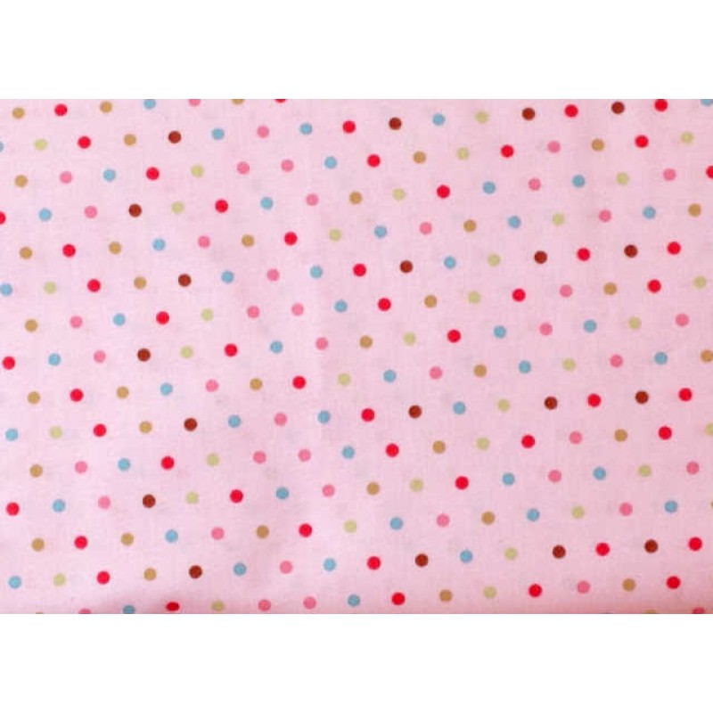 Be Merry : Pink Dots - NEDSAT : 80.- pr meter.