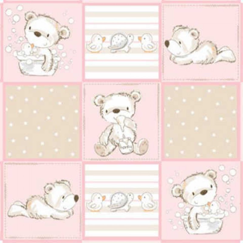 Bears & Buddies : Labels Lyserød