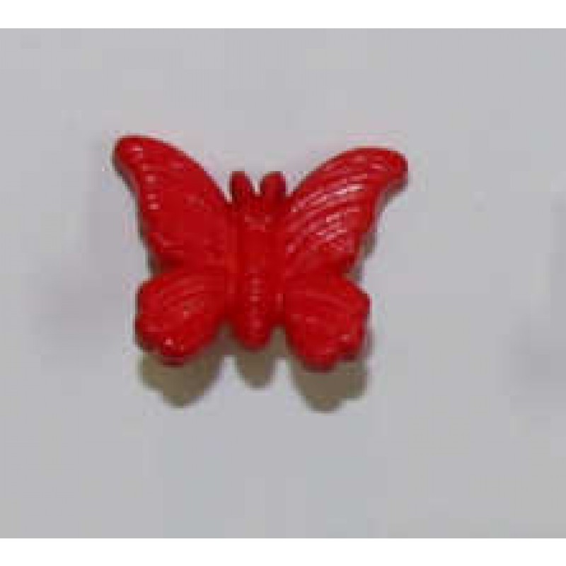 Knapper : Sommerfugle - Røde
