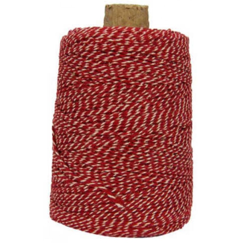 Rød / Hvid snor til Flagranker