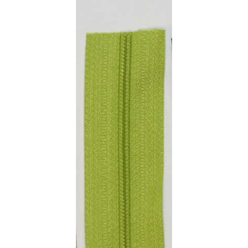 Lysegrøn Lynlås i metermål