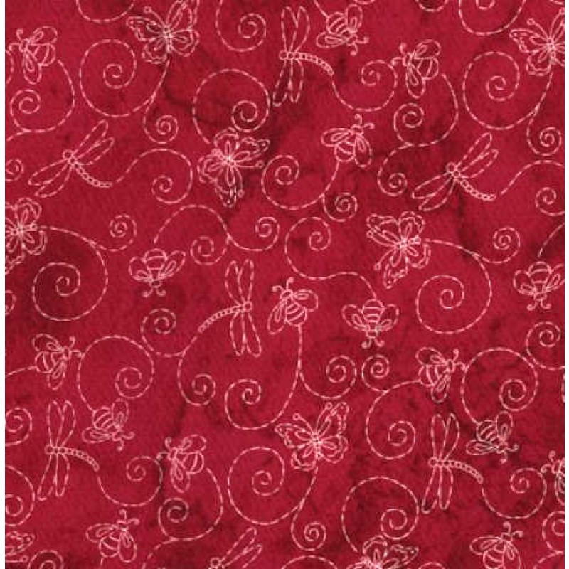 In stitches : Rød m/ små dyr