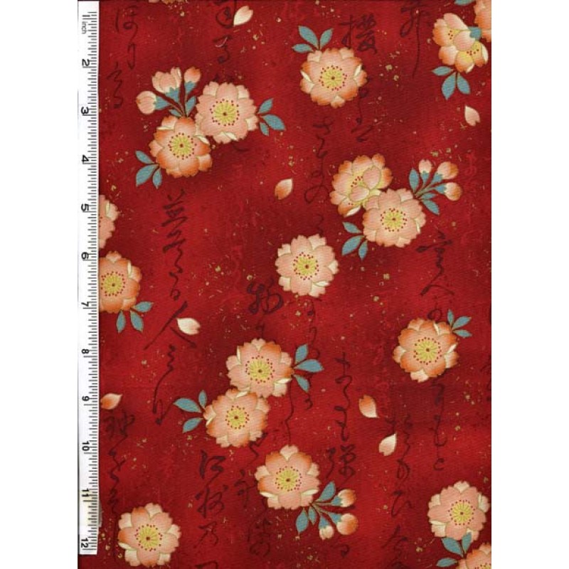 Kona Bay : Nobu-19 Scarlet KUN 60.- pr meter