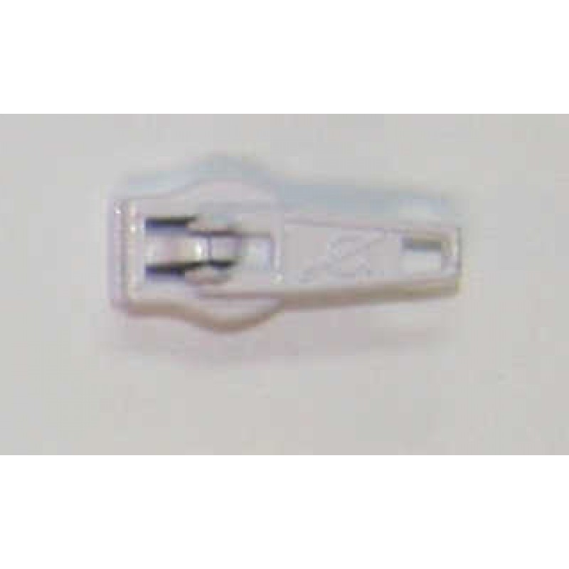 Hvid 4 mm Lynlås skydere