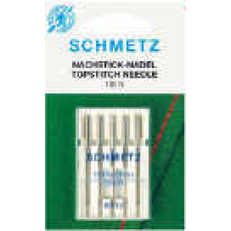 Schmetz Topstich Symaskinnåle - str 100 - 5 stk