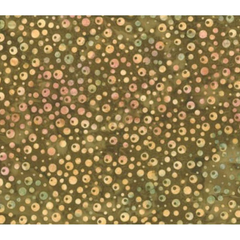 Bali Handpaint : Brun m/prikker