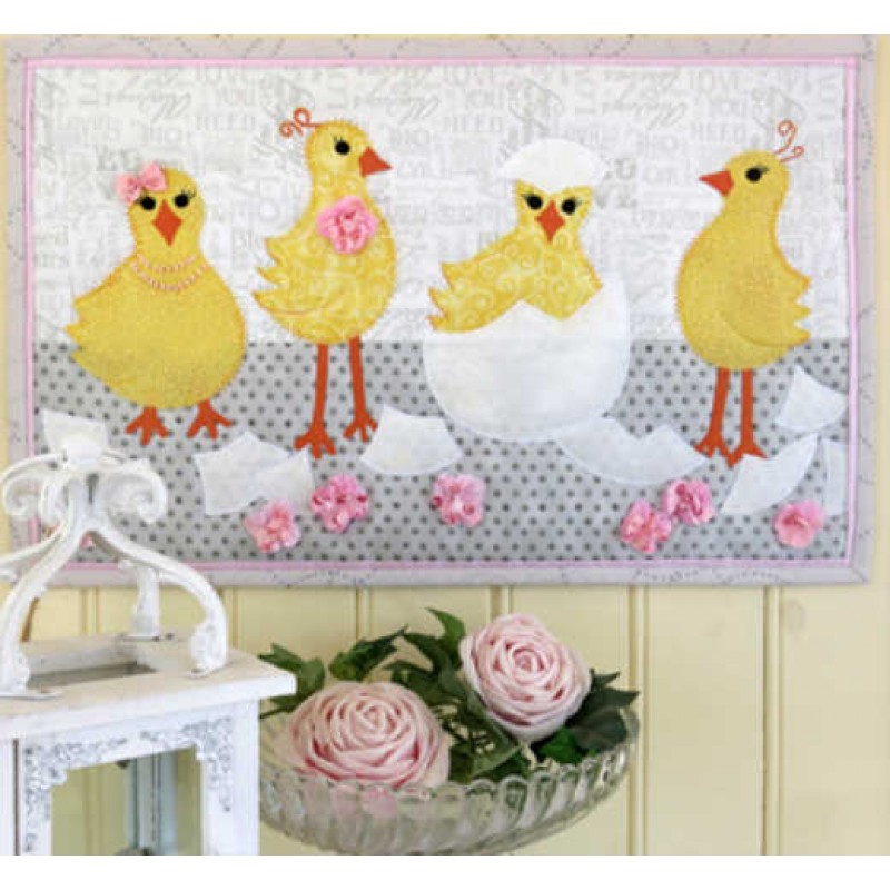 Solbritt & Maria quilt mønster : My Chicks