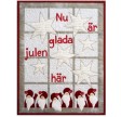 Solbritt & Maria quilt mønster : Nu är glada julen här
