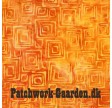 Retro Metro Batik : Orange firkantet