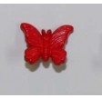 Knapper : Sommerfugle - Røde